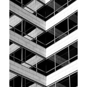 Building in Black and White 8 x 10 print